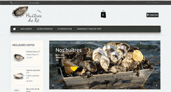 Desktop Screenshot of huitres-iledere.com